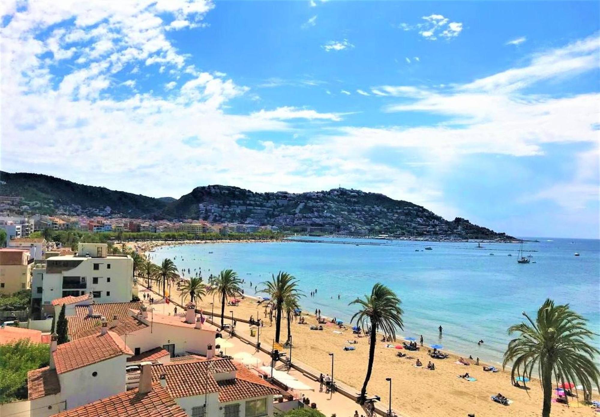 Apartamento En Roses Con Vistas Al Canal Y Piscina Buitenkant foto