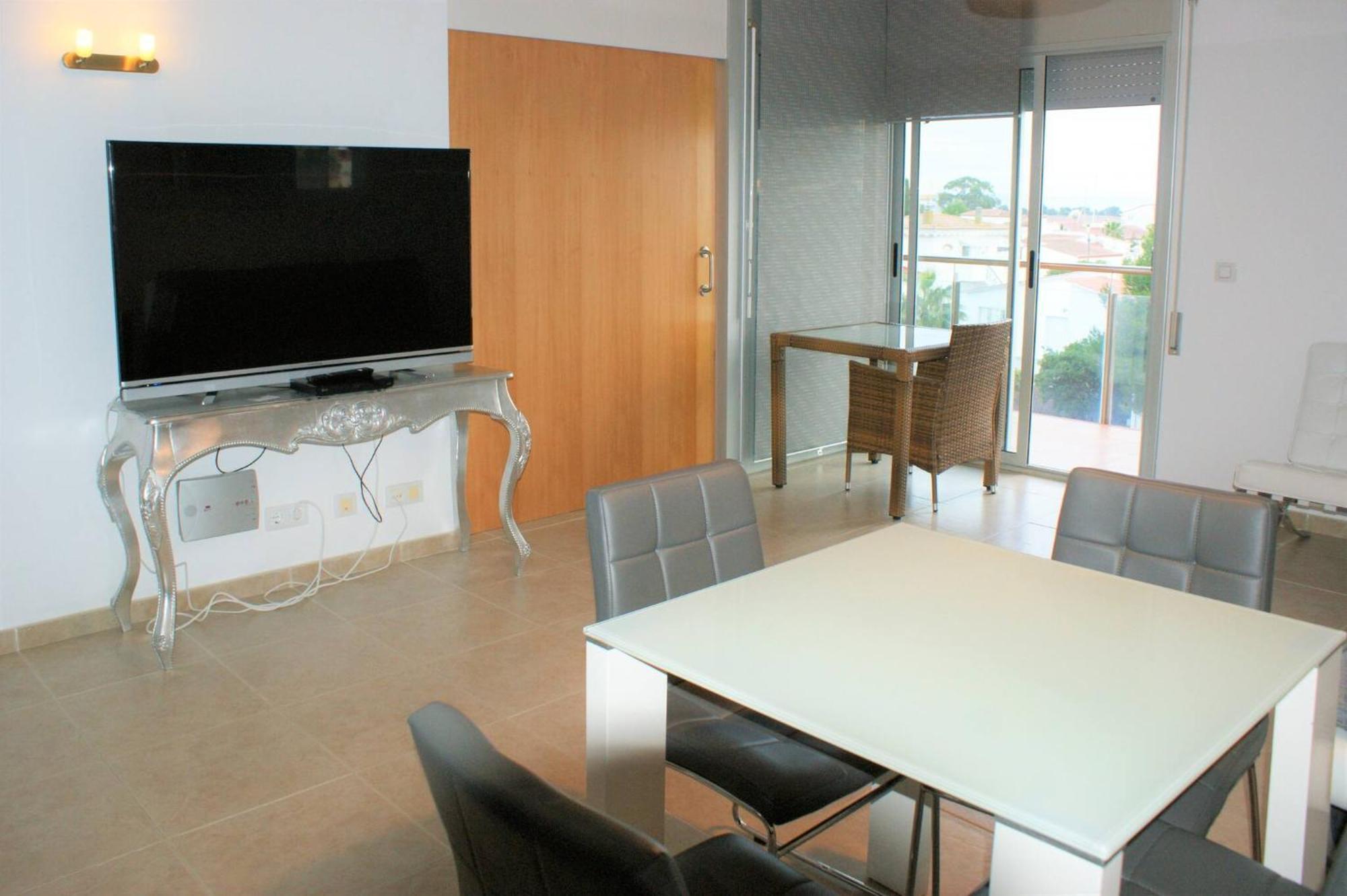 Apartamento En Roses Con Vistas Al Canal Y Piscina Buitenkant foto